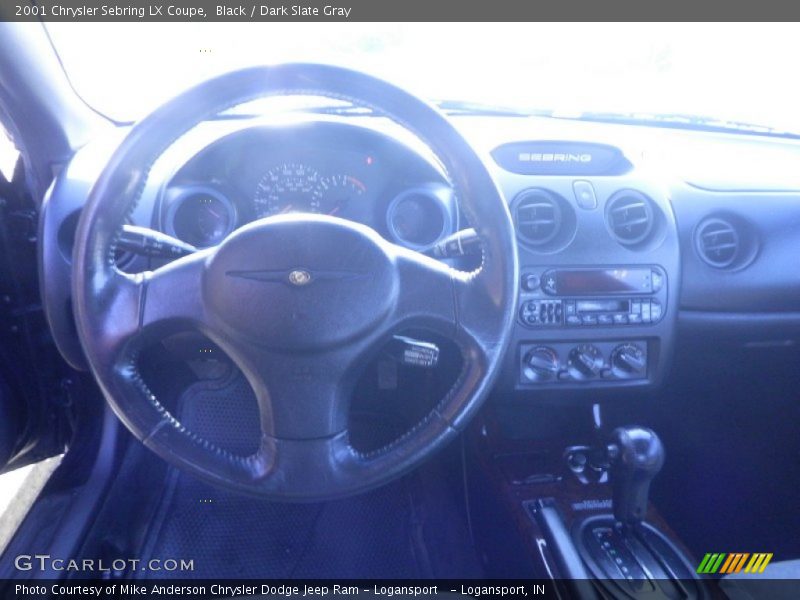 Black / Dark Slate Gray 2001 Chrysler Sebring LX Coupe