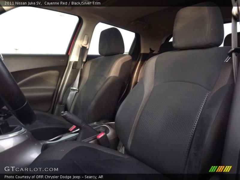 Cayenne Red / Black/Silver Trim 2011 Nissan Juke SV