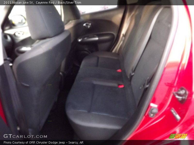 Cayenne Red / Black/Silver Trim 2011 Nissan Juke SV