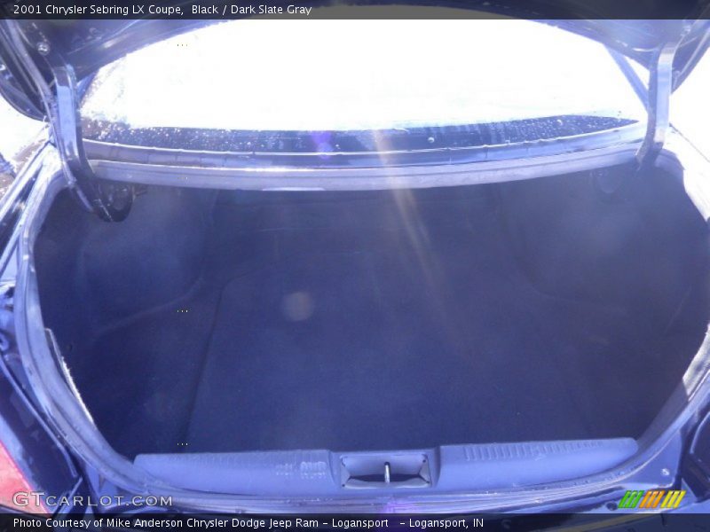 Black / Dark Slate Gray 2001 Chrysler Sebring LX Coupe