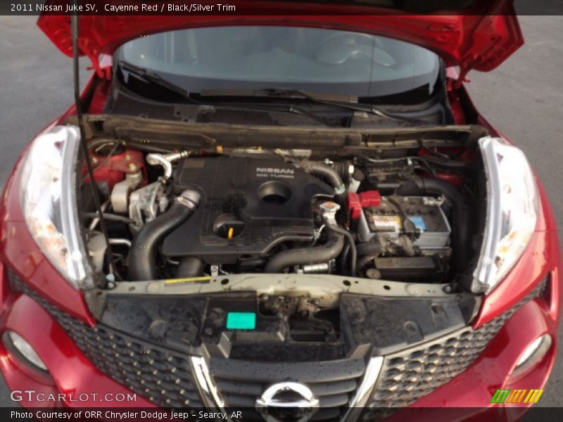 Cayenne Red / Black/Silver Trim 2011 Nissan Juke SV