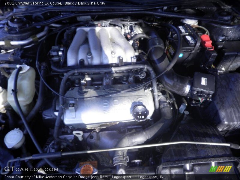 Black / Dark Slate Gray 2001 Chrysler Sebring LX Coupe