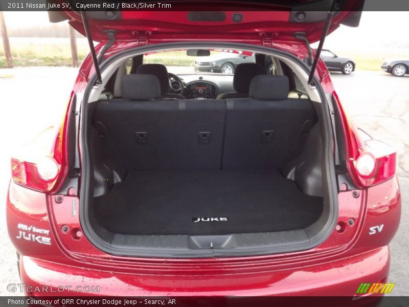 Cayenne Red / Black/Silver Trim 2011 Nissan Juke SV