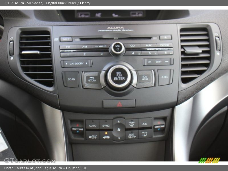 Crystal Black Pearl / Ebony 2012 Acura TSX Sedan