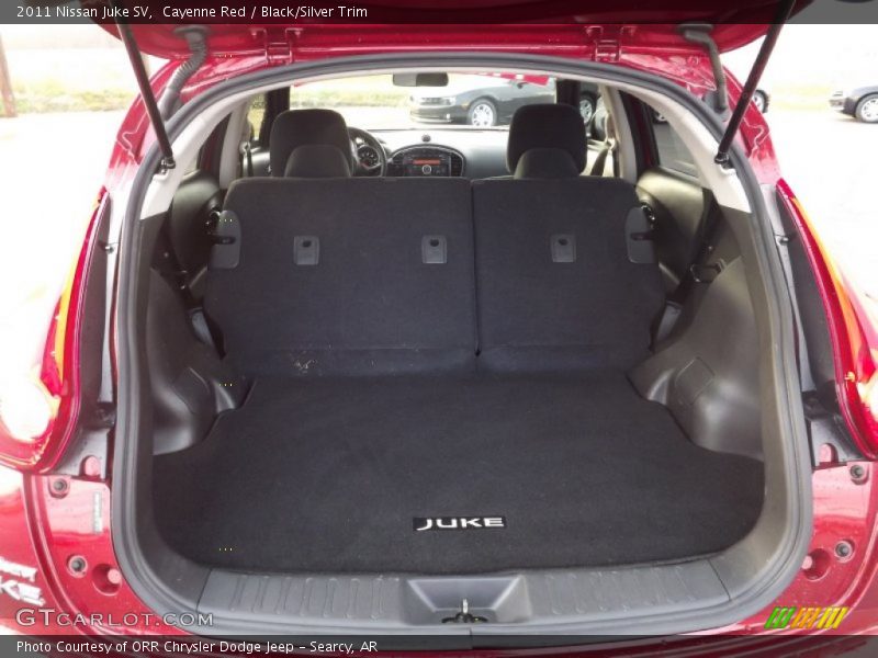 Cayenne Red / Black/Silver Trim 2011 Nissan Juke SV