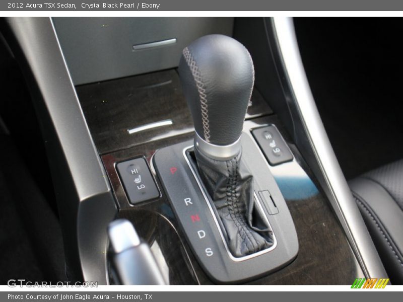 Crystal Black Pearl / Ebony 2012 Acura TSX Sedan