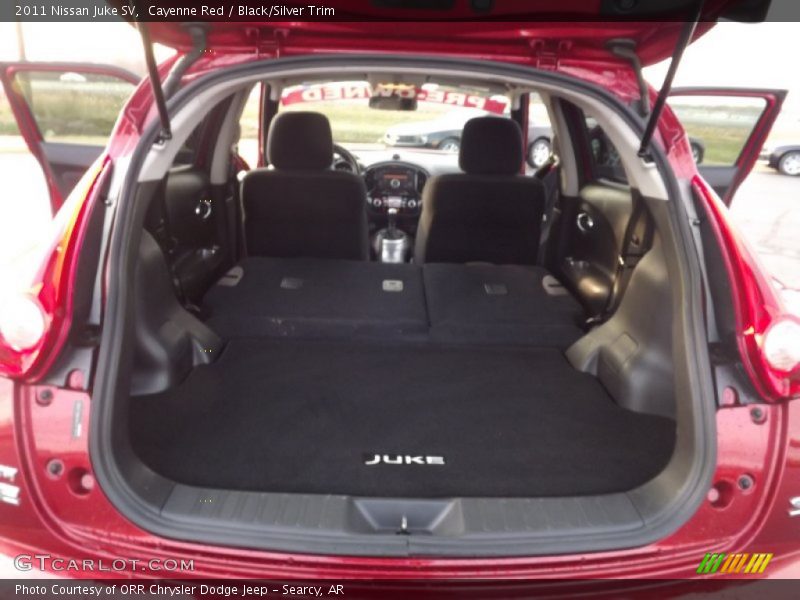 Cayenne Red / Black/Silver Trim 2011 Nissan Juke SV