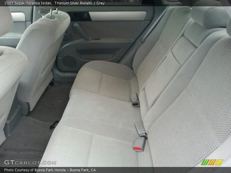 Titanium Silver Metallic / Grey 2007 Suzuki Forenza Sedan