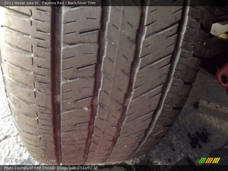 Cayenne Red / Black/Silver Trim 2011 Nissan Juke SV
