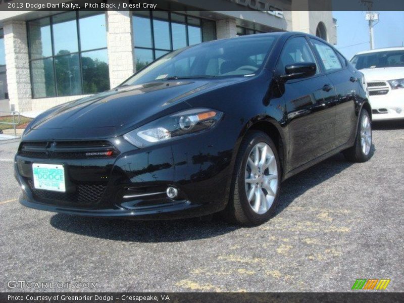 Pitch Black / Diesel Gray 2013 Dodge Dart Rallye