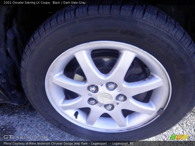 Black / Dark Slate Gray 2001 Chrysler Sebring LX Coupe