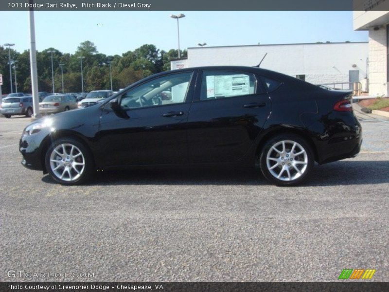 Pitch Black / Diesel Gray 2013 Dodge Dart Rallye