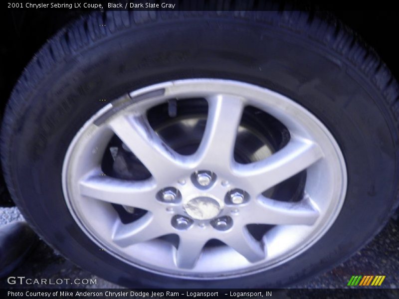 Black / Dark Slate Gray 2001 Chrysler Sebring LX Coupe