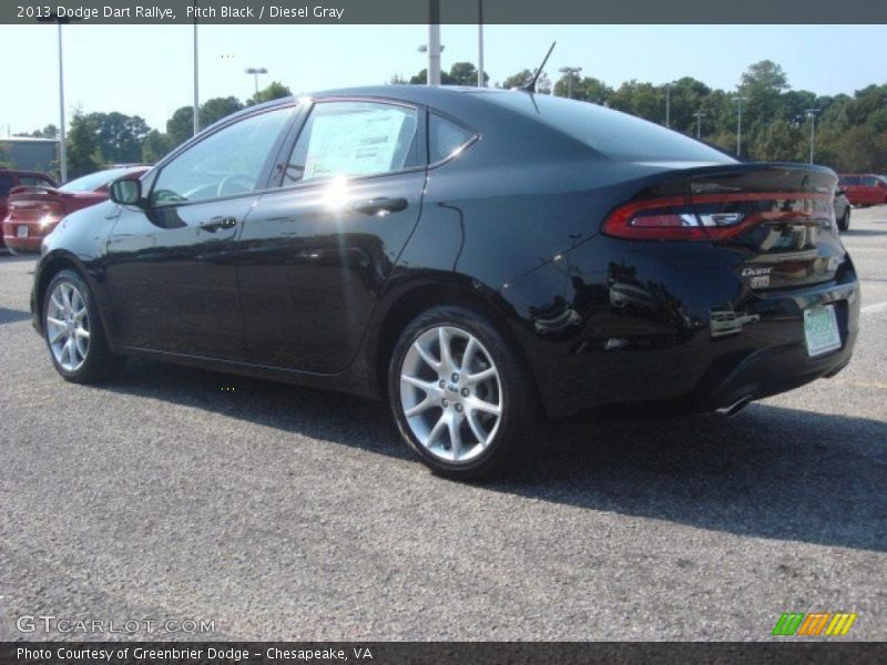 Pitch Black / Diesel Gray 2013 Dodge Dart Rallye