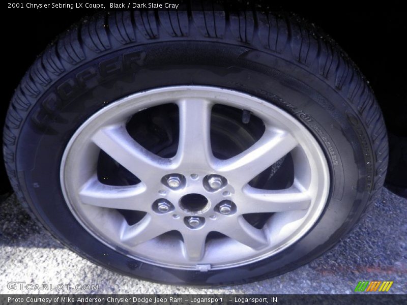 Black / Dark Slate Gray 2001 Chrysler Sebring LX Coupe