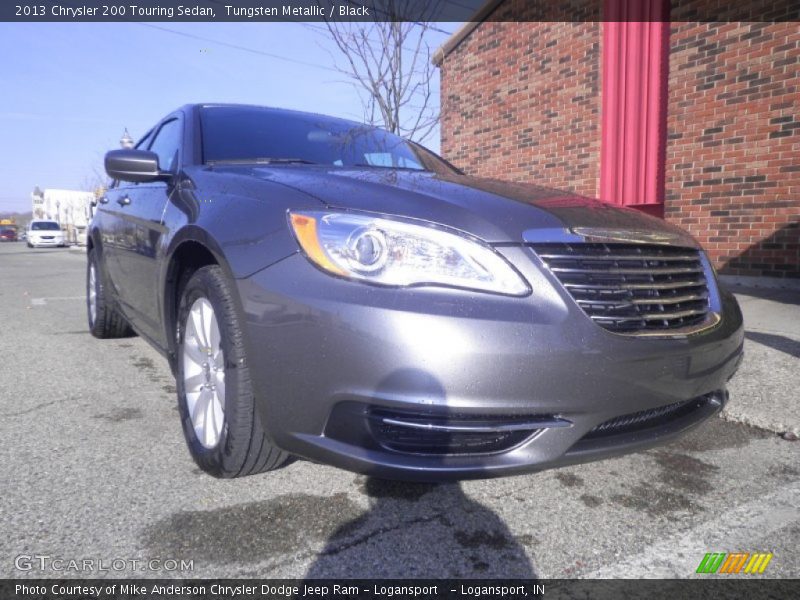 Tungsten Metallic / Black 2013 Chrysler 200 Touring Sedan