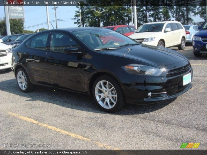 Pitch Black / Diesel Gray 2013 Dodge Dart Rallye