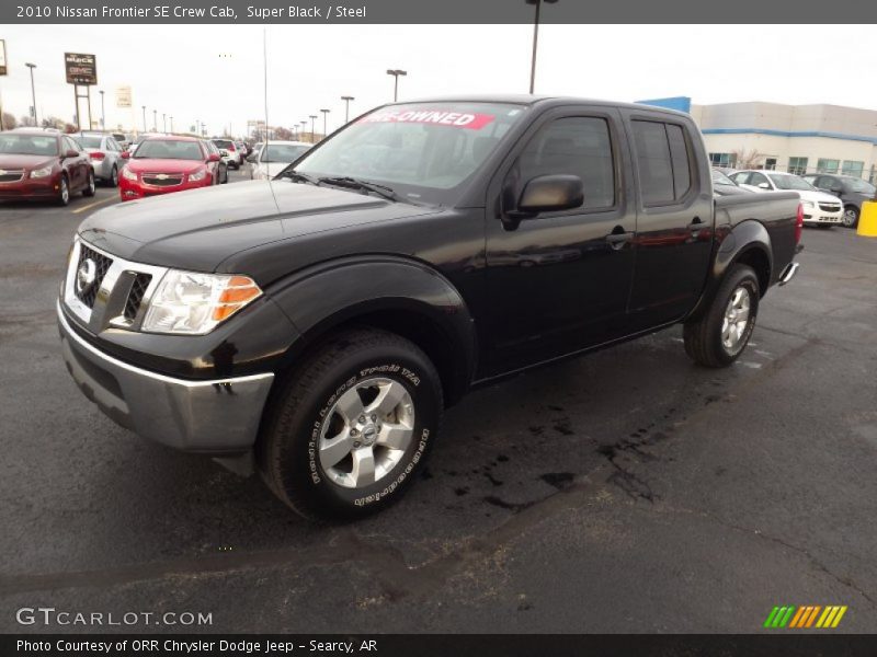 Super Black / Steel 2010 Nissan Frontier SE Crew Cab