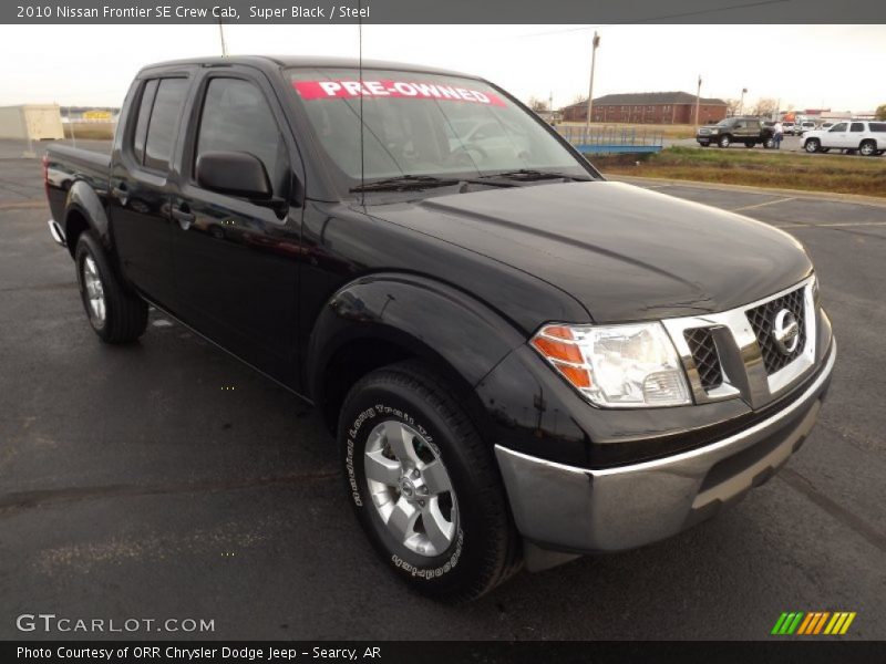 Super Black / Steel 2010 Nissan Frontier SE Crew Cab
