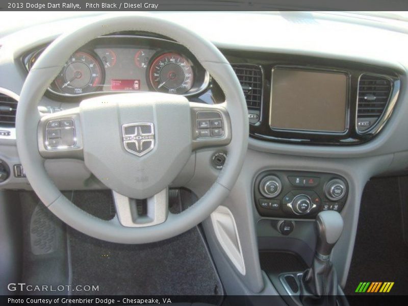 Pitch Black / Diesel Gray 2013 Dodge Dart Rallye