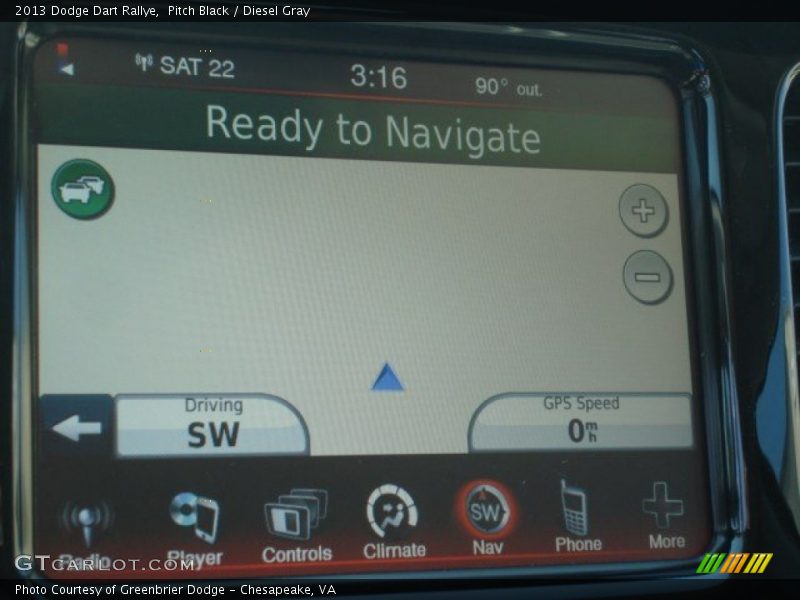 Pitch Black / Diesel Gray 2013 Dodge Dart Rallye