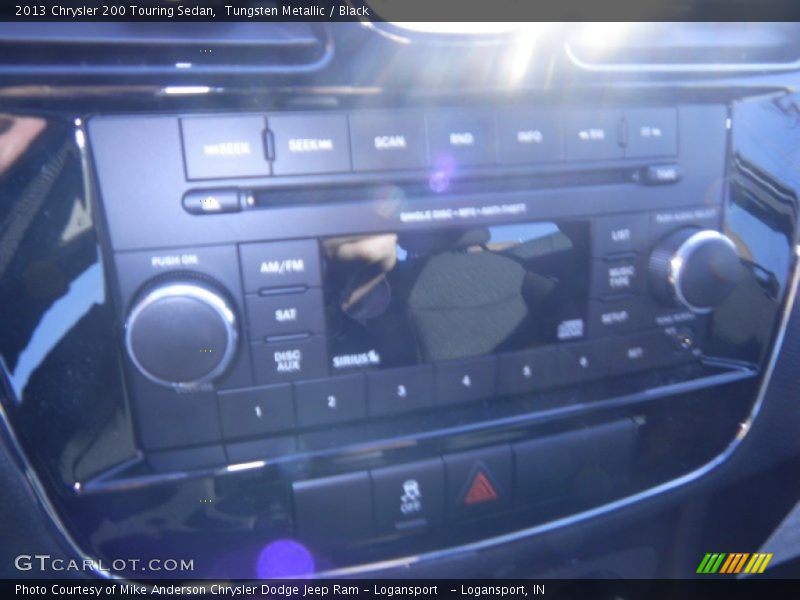Tungsten Metallic / Black 2013 Chrysler 200 Touring Sedan