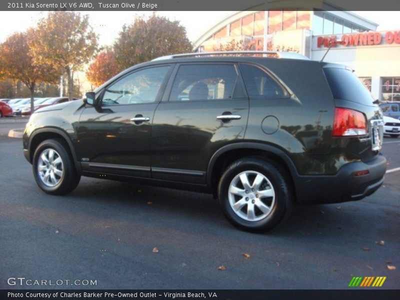 Tuscan Olive / Beige 2011 Kia Sorento LX V6 AWD