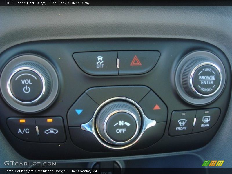 Pitch Black / Diesel Gray 2013 Dodge Dart Rallye