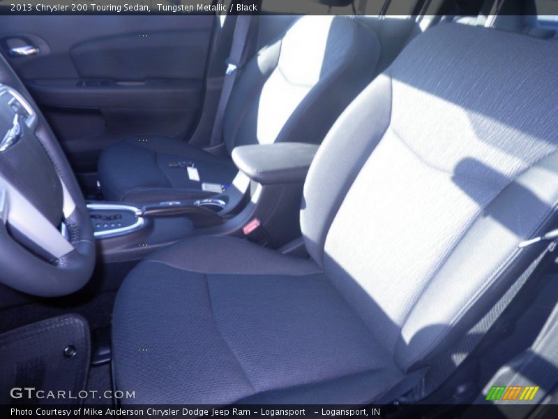 Tungsten Metallic / Black 2013 Chrysler 200 Touring Sedan