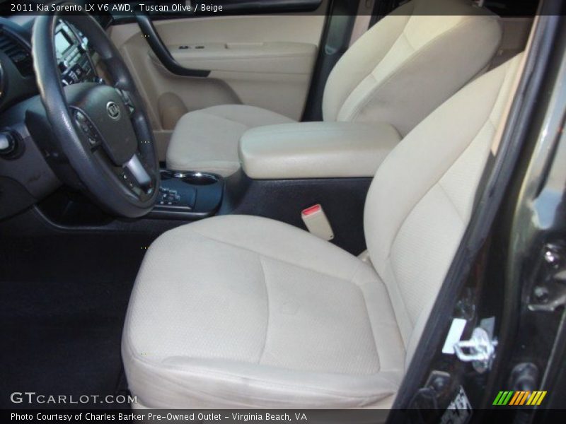 Tuscan Olive / Beige 2011 Kia Sorento LX V6 AWD