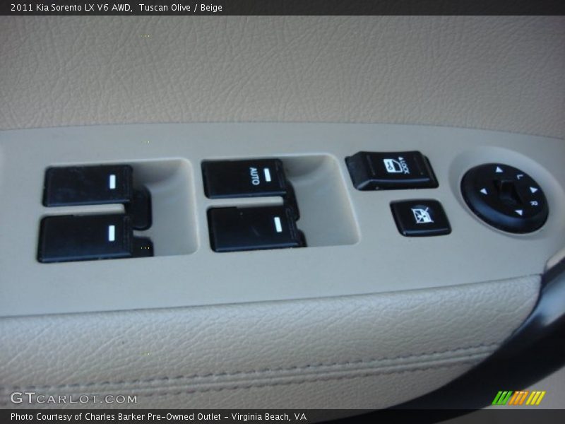 Tuscan Olive / Beige 2011 Kia Sorento LX V6 AWD