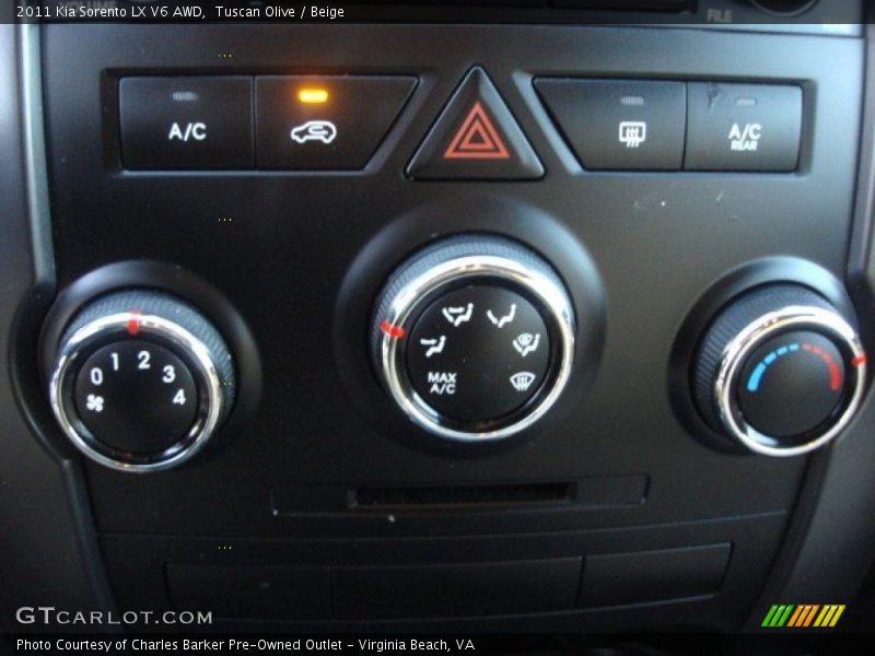 Tuscan Olive / Beige 2011 Kia Sorento LX V6 AWD