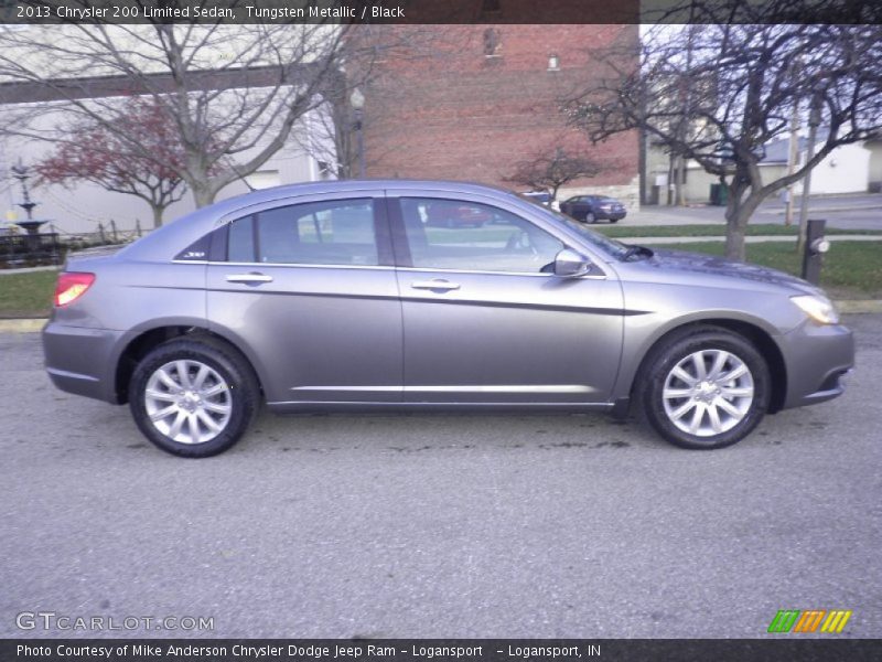 Tungsten Metallic / Black 2013 Chrysler 200 Limited Sedan