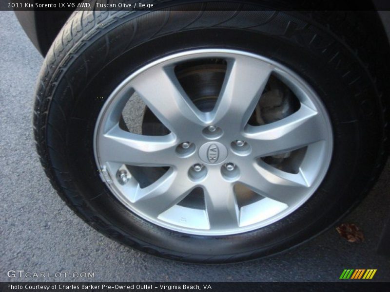 Tuscan Olive / Beige 2011 Kia Sorento LX V6 AWD