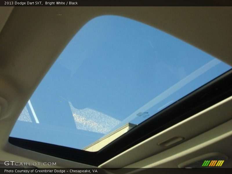 Bright White / Black 2013 Dodge Dart SXT