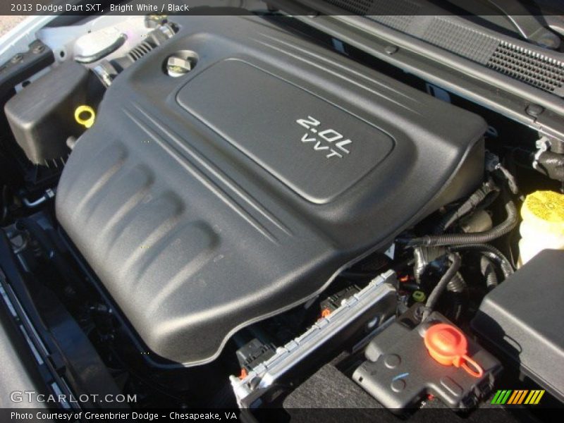 Bright White / Black 2013 Dodge Dart SXT