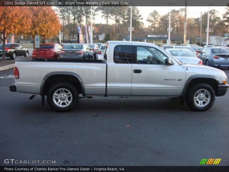  2002 Dakota SXT Club Cab Bright Silver Metallic