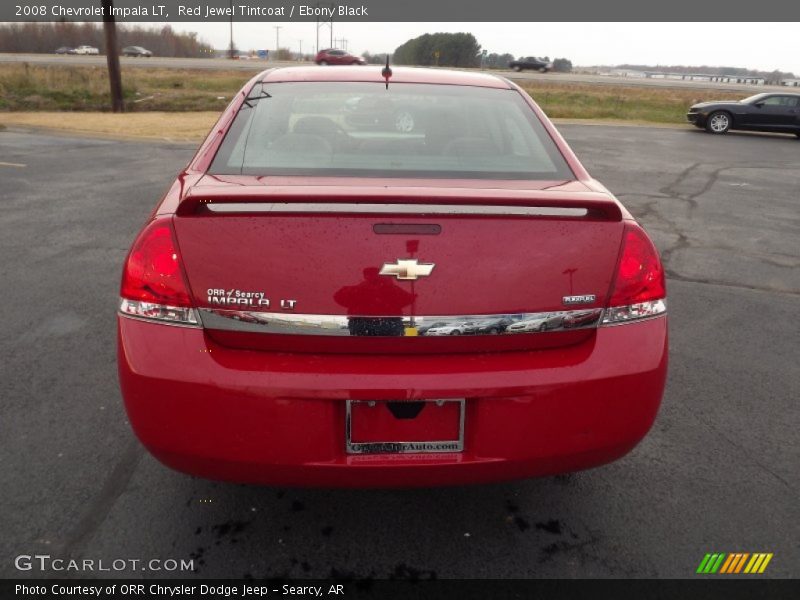 Red Jewel Tintcoat / Ebony Black 2008 Chevrolet Impala LT