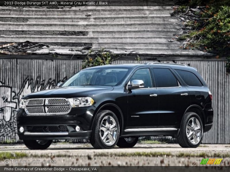 Mineral Gray Metallic / Black 2013 Dodge Durango SXT AWD