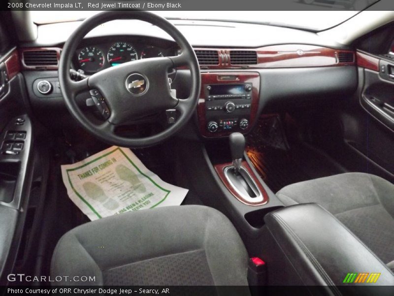 Ebony Black Interior - 2008 Impala LT 