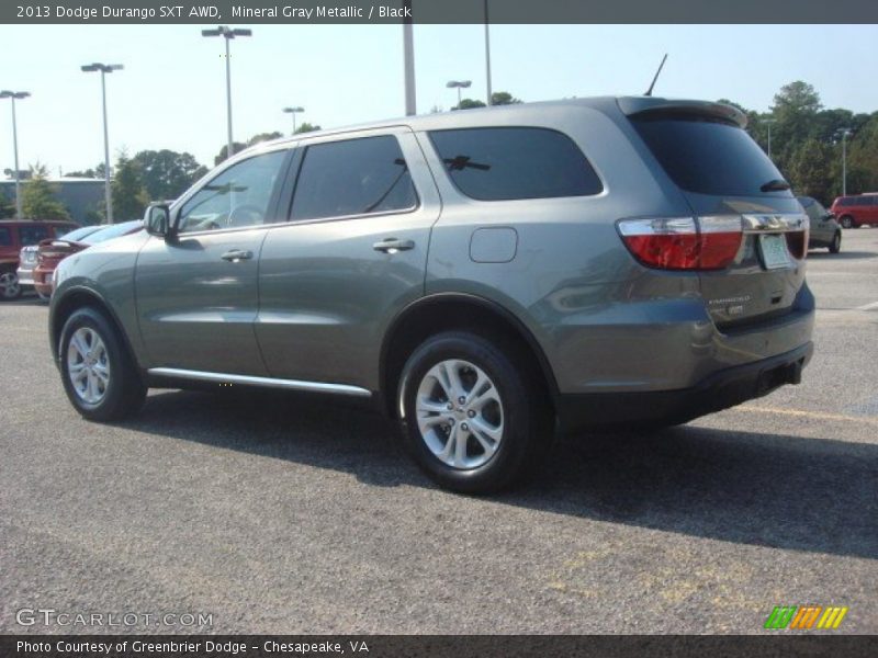 Mineral Gray Metallic / Black 2013 Dodge Durango SXT AWD