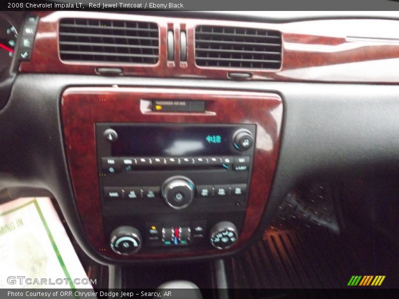 Red Jewel Tintcoat / Ebony Black 2008 Chevrolet Impala LT