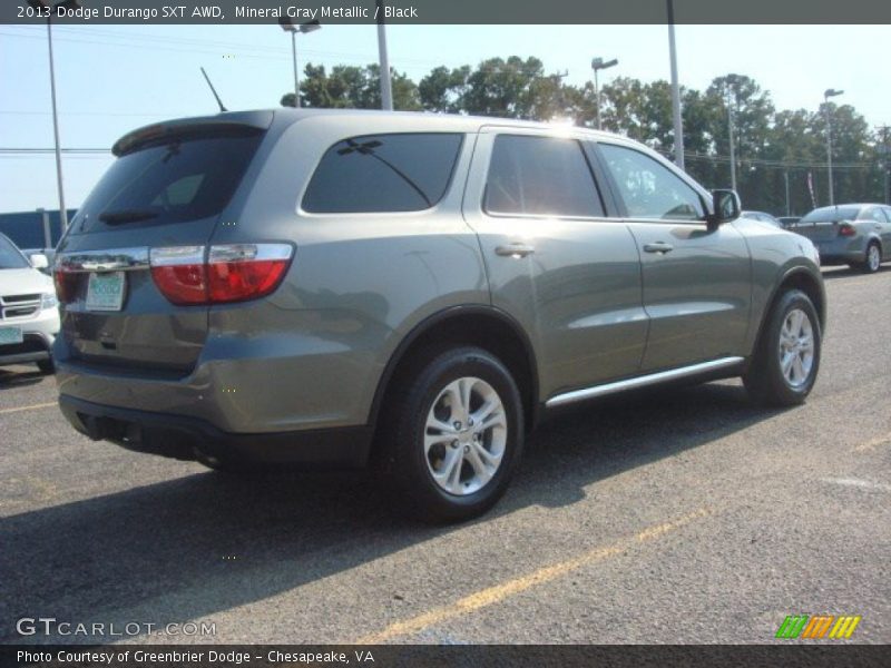 Mineral Gray Metallic / Black 2013 Dodge Durango SXT AWD