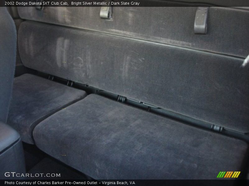 Bright Silver Metallic / Dark Slate Gray 2002 Dodge Dakota SXT Club Cab