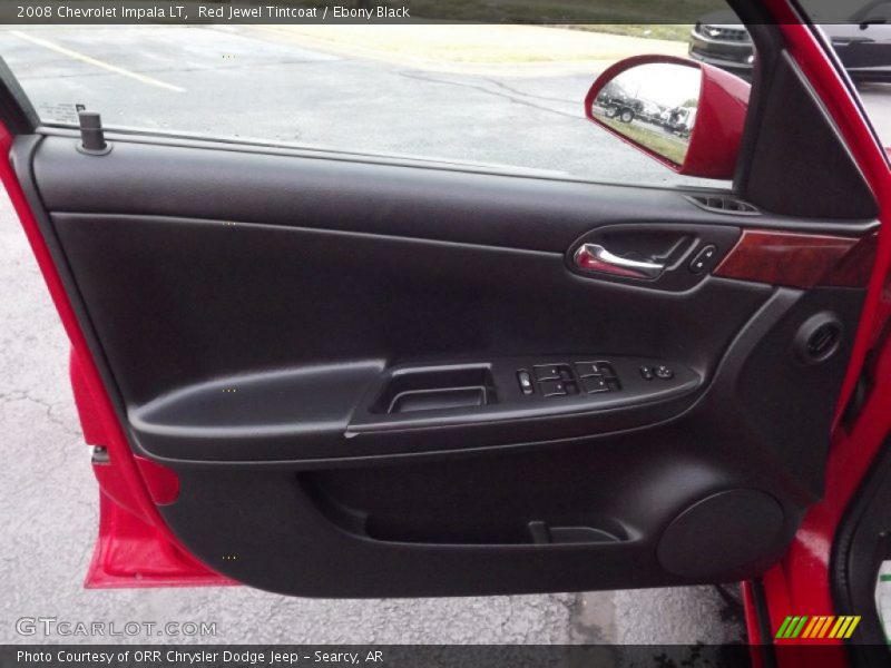 Red Jewel Tintcoat / Ebony Black 2008 Chevrolet Impala LT