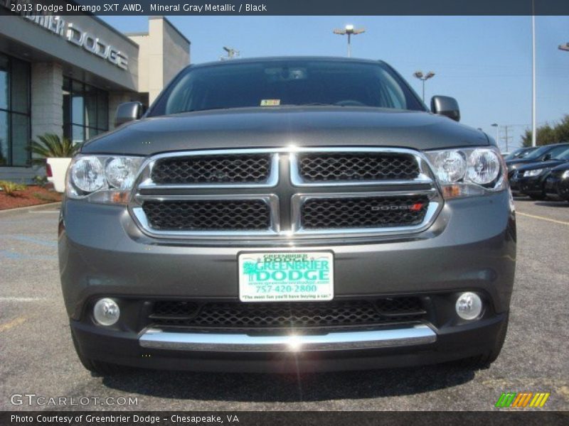 Mineral Gray Metallic / Black 2013 Dodge Durango SXT AWD