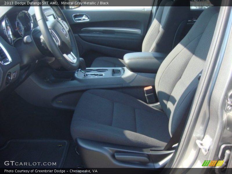 Mineral Gray Metallic / Black 2013 Dodge Durango SXT AWD
