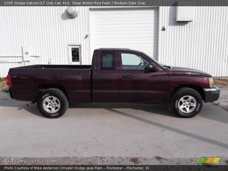  2005 Dakota SLT Club Cab 4x4 Deep Molten Red Pearl