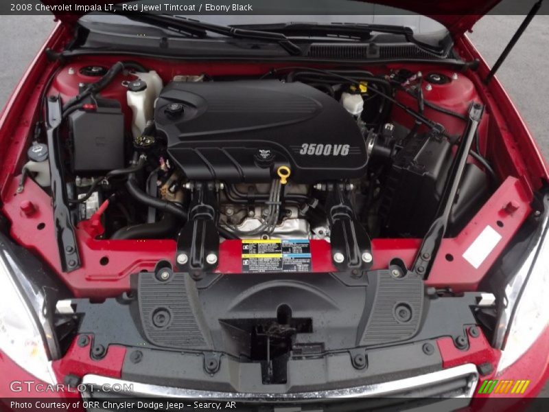 Red Jewel Tintcoat / Ebony Black 2008 Chevrolet Impala LT