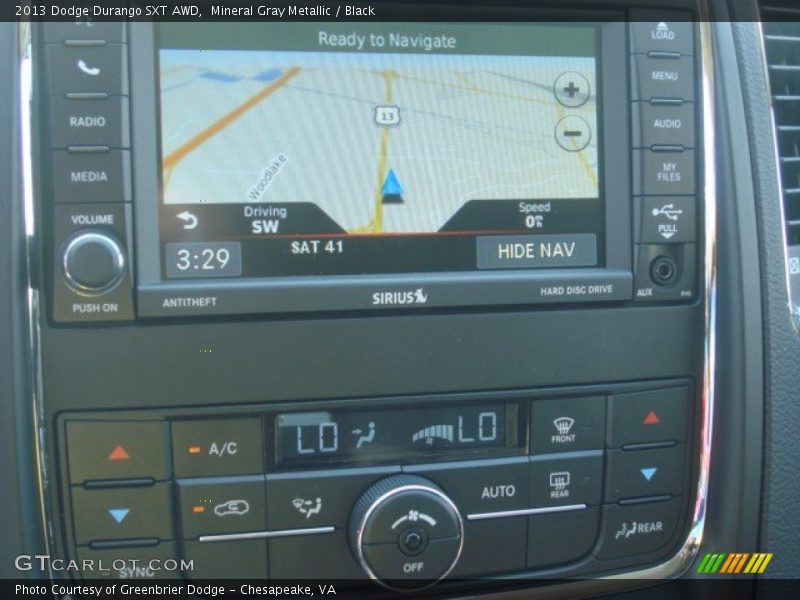 Mineral Gray Metallic / Black 2013 Dodge Durango SXT AWD